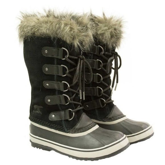 NEW SOREL Joan of Arctic Faux Fur Waterproof Boots - Size 7 - Picture 1 of 4
